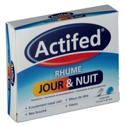 Actifed rhume jour et nuit, 16 comprimés