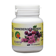 Avenir Pharma Canneberge Bruyère, 45 comprimés