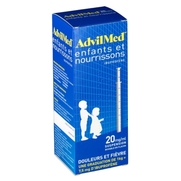 Advilmed enfants et nourrissons 20 mg/1 ml, flacon de 200 ml de suspension buvable