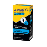 Apaisyl Traitement Anti-poux et Lentes Xpress, 100ml