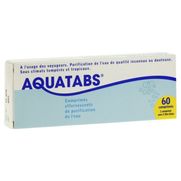 Aquatabs 1 litre comprime effervescent, x 60