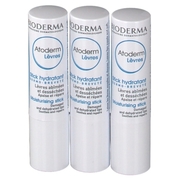 Bioderma atoderm lèvres stick - lot de 3x4g