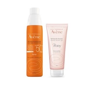 Avène Solaire Spray SPF50+ et Gel douche douceur 100 ml