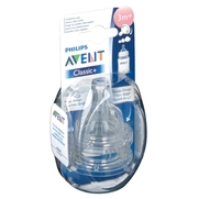 Avent tetine silicone debit variable, x 2