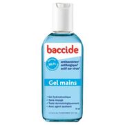 Baccide gel sans rincage mains bleu, 75 ml de gel dermique