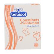 Bébisol  coquilles recueil lait - 2 unités