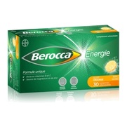 Berocca Energie Effervescents goût orange, 30 comprimés