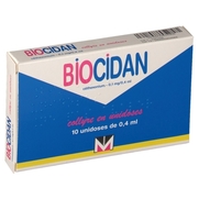 Biocidan 0,1 mg/0,4 ml, 10 flacons unidoses de 0,4 ml de collyre
