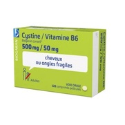 Biogaran Cystine Vitamine B6 500 mg/50 mg, 120 comprimés pelliculés