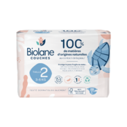 Biolane Bio Couche Jumbo Taille 2 3-6 kg, x28