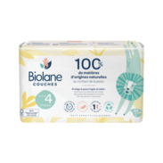 Biolane Bio Couche Jumbo Taille 4 7-18 kg, x44