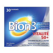 Bion 3 Vitalité 50+, 30 comprimés