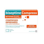 Biseptinecompress compresse sachet, x 8