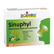 Boiron Sinuphyl, 20 Comprimés pelliculés