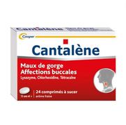 Cantalène, 24 comprimés à sucer