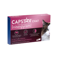 Capstar Chat 11.4mg, 6 comprimés