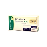 Ciclopirox biogaran 8 %, flacon de 3 ml de vernis à ongle médicamenteux