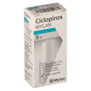 Ciclopirox mylan 8 %, flacon de 3 ml de vernis à ongle médicamenteux