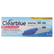 Clearblue digital eag test grossesse x2