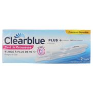 Clearblue test urinaire grossesse plus, x 2