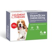 Clément-Thékan Vermiscan chiens +10 kg, 500 mg