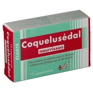 Coquelusedal nourrissons, 10 suppositoires