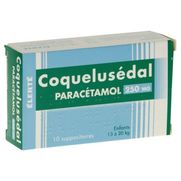 Coquelusedal paracetamol 250 mg, 10 suppositoires