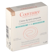 Avène couvrance  crème de teint compacte oil-free peaux claires nature 9,5 g