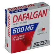 Dafalgan 500 mg, 16 gélules