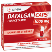 DafalganCaps 1000 mg, 8 Comprimés Pelliculés