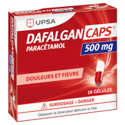 Dafalgancaps 500 mg, 16 gélules