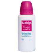 Dakin cooper stabilise, flacon de 125 ml de solution pour application locale
