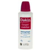 Dakin cooper stabilise, flacon de 250 ml de solution pour application locale