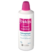 Dakin cooper stabilise, flacon de 60 ml de solution pour application locale