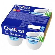 Delical Brassé Nature sucré HP HC, 4 x 200 g