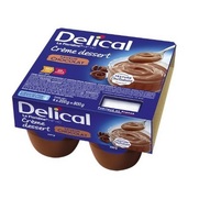 Delical La Floridine HP HC Crème Dessert Chocolat, 4 x 200 g