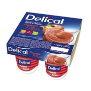 Delical Nutra'Pote Dessert aux fruits Pomme Fraise, 4 x 200 g