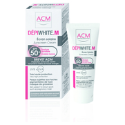 Depiwhite.m crème protectrice invisible spf 50+, tube de 40 ml de crème