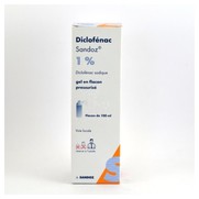 Diclofenac sandoz 1 %, flacon de 100 ml de gel