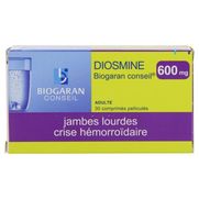 Diosmine biogaran conseil 600 mg, 30 comprimés pelliculés