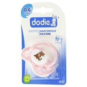 Dodie sucette anatomique silicone animaux 1age