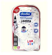 Dodie Sucette Silicone 18mois et + Londres, 2 sucettes