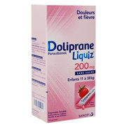 Doliprane Liquiz 200 mg, 12 Sachets
