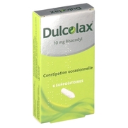 Dulcolax 10 mg, 6 suppositoires