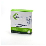 Eau oxygenee 10 volumes gilbert, 10 x 10 ml de solution pour application