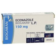 Econazole biogaran lp 150 mg, 1 ovule à liberation prolongée