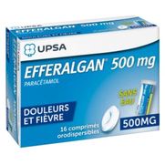 Efferalgan sans eau 500 mg, 16 comprimés dispersibles