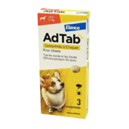 Elanco Adtab Chien 225 mg 5.5-11 kg, 3 Comprimés