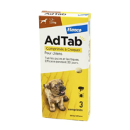 Elanco AdTab Chien 56mg 1.3-2.5 kg, 3 Comprimés