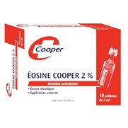 Eosine cooper 2 %, 10 x 2 ml de solution pour application